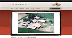 Desktop Screenshot of circlesranch.weebly.com