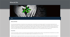 Desktop Screenshot of minecraftbot.weebly.com