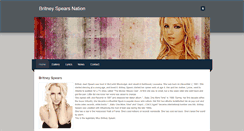 Desktop Screenshot of britneyspearsnation.weebly.com