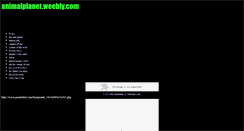 Desktop Screenshot of animalplanet.weebly.com