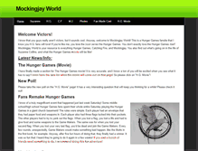 Tablet Screenshot of mockingjayworld.weebly.com