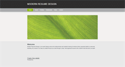Desktop Screenshot of modernresumedesign.weebly.com