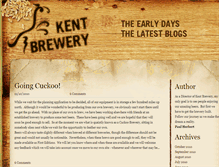 Tablet Screenshot of kentbrewery.weebly.com