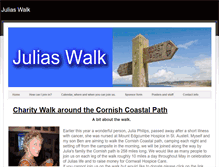 Tablet Screenshot of juliaswalk.weebly.com