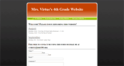 Desktop Screenshot of mrsvirtue.weebly.com