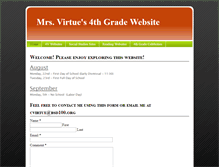 Tablet Screenshot of mrsvirtue.weebly.com