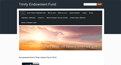 Desktop Screenshot of endowmentfund.weebly.com