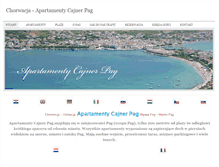 Tablet Screenshot of chorwacja-apartamenty-cajner-pag.weebly.com