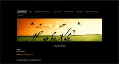 Desktop Screenshot of hairbykela.weebly.com