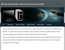 Tablet Screenshot of dailycomputertips.weebly.com