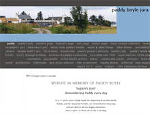Tablet Screenshot of paddyboyle.weebly.com