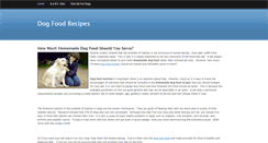 Desktop Screenshot of mydogfoodrecipes.weebly.com