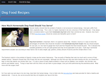 Tablet Screenshot of mydogfoodrecipes.weebly.com