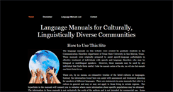 Desktop Screenshot of languagemanuals.weebly.com