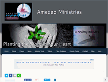 Tablet Screenshot of amedeoministries.weebly.com