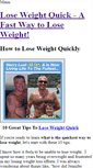 Mobile Screenshot of howtoloseweightquickly.weebly.com