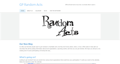 Desktop Screenshot of gprandomacts.weebly.com