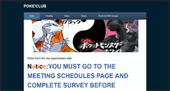 Desktop Screenshot of pokeclubweekly.weebly.com