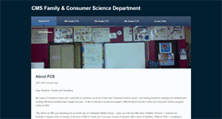 Desktop Screenshot of cmsfamilyconsumerscience.weebly.com