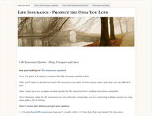 Tablet Screenshot of buylifeinsurance.weebly.com