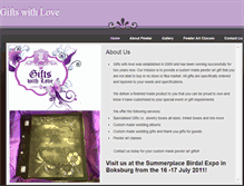 Tablet Screenshot of giftswithlove.weebly.com