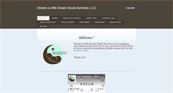Desktop Screenshot of dreamalittledreamdoula.weebly.com