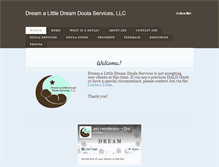 Tablet Screenshot of dreamalittledreamdoula.weebly.com