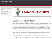 Tablet Screenshot of dancophonics.weebly.com