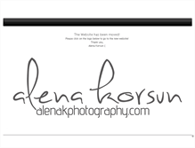 Tablet Screenshot of alenakphotography.weebly.com