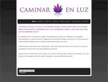 Tablet Screenshot of caminarenluz.weebly.com