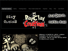 Tablet Screenshot of bayclaycreations.weebly.com