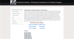 Desktop Screenshot of plumbingportland.weebly.com