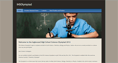 Desktop Screenshot of ihsolympiad.weebly.com