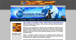 Desktop Screenshot of globalpinoyremittanceandservices.weebly.com