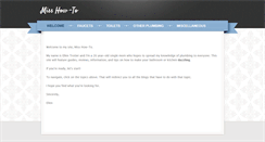 Desktop Screenshot of misshow-to.weebly.com