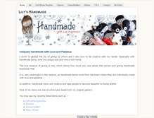 Tablet Screenshot of lilyhandmade.weebly.com