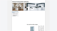 Desktop Screenshot of cheapverticalfilecabinets.weebly.com