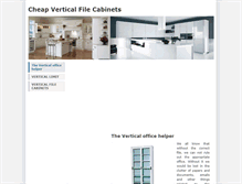 Tablet Screenshot of cheapverticalfilecabinets.weebly.com
