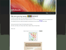 Tablet Screenshot of entersillybandz.weebly.com