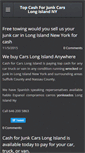 Mobile Screenshot of cashforjunkcarslongislandny.weebly.com