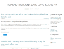 Tablet Screenshot of cashforjunkcarslongislandny.weebly.com