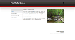 Desktop Screenshot of kirchhof.weebly.com