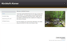 Tablet Screenshot of kirchhof.weebly.com