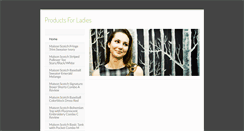 Desktop Screenshot of productsforladieswbo.weebly.com