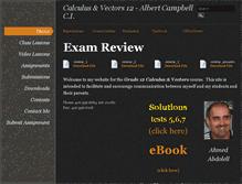 Tablet Screenshot of calculusvectors.weebly.com