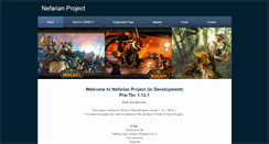 Desktop Screenshot of nefarianproject.weebly.com