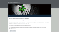 Desktop Screenshot of americanexpressbank.weebly.com