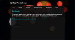 Desktop Screenshot of ionrexproductions.weebly.com