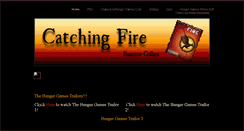 Desktop Screenshot of hungergamescatchingfire.weebly.com