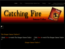 Tablet Screenshot of hungergamescatchingfire.weebly.com